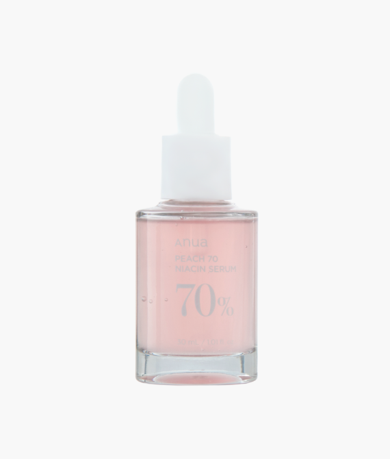 Anua – Peach 70% Niacinamide Serum – Serum Rozjaśniające z 70% Ekstraktem z Brzoskwini – 30ml