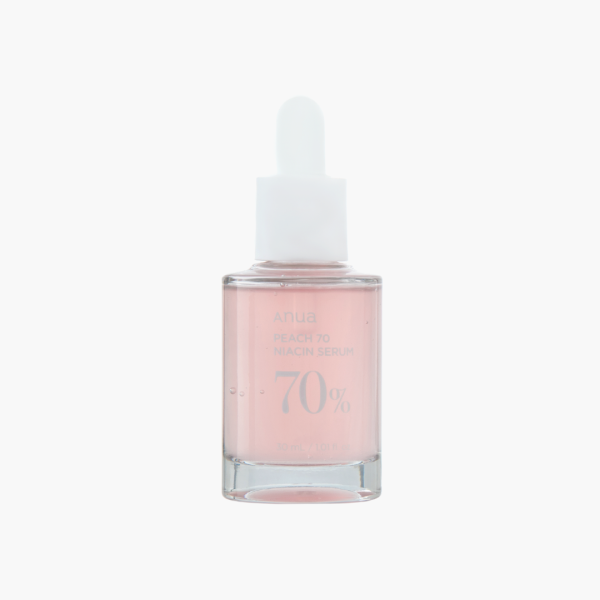 Anua - Peach 70% Niacinamide Serum - Serum Rozjaśniające z 70% Ekstraktem z Brzoskwini - 30ml