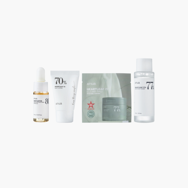 Anua - Heartleaf Soothing Trial Kit - Zestaw Miniatur z Ekstraktem z Pstrolistki - obrazek 3