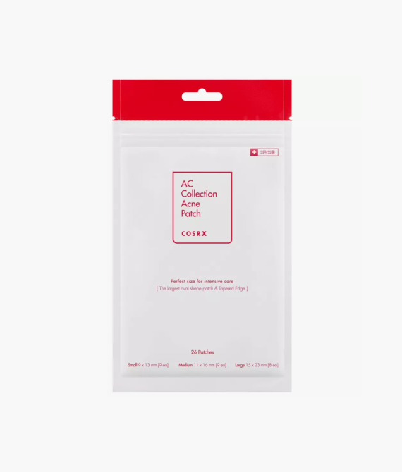 COSRX – AC collection acne patch – Gojące plastry na wypryski z ekstraktem z wąkroty azjatyckiej – 26szt